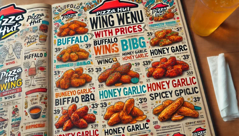 Pizza Hut Wing Menu With Prices – Order Today