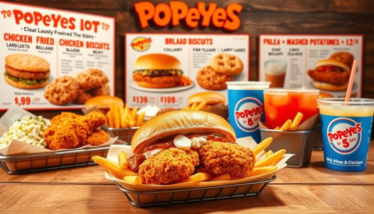 Popeyes Menu & Chicken Sandwich Prices 2025
